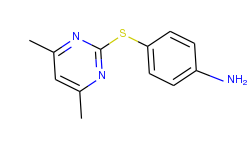 2-[(4-aminophenyl)thio]-4,6-dimethylpyrimidine