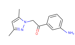 1-(3-aminophenyl)-2-(3,5-dimethyl-1h-pyrazol-1-yl)-1-ethanone