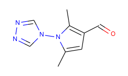 2,5-dimethyl-1-(4h-1,2,4-triazol-4-yl)-1h-pyrrole-3-carbaldehyde