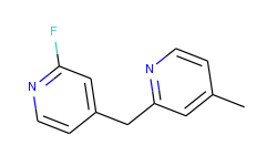 2-fluoro-4-((4-methylpyridin-2-yl)methyl)pyridine