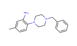 2-(4-benzyl-1-piperazinyl)-5-methylphenylamine