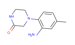 4-(2-amino-4-methylphenyl)-2-piperazinone