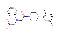[{2-[4-(2,5-dimethylphenyl)piperazin-1-yl]-2-oxoethyl}(phenyl)amino]acetic acid