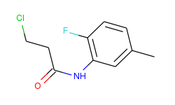3-chloro-n-(2-fluoro-5-methylphenyl)propanamide