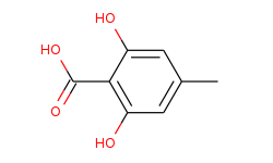 2,6-dihydroxy-4-methylbenzenecarboxylic acid