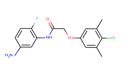 n-(5-amino-2-fluorophenyl)-2-(4-chloro-3,5-dimethylphenoxy)acetamide