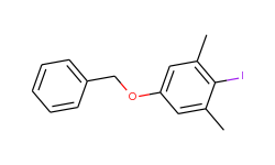 2-iodo-1,3-dimethyl-5-(phenylmethoxy)-benzene