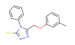 4-phenyl-5-m-tolyloxymethyl-4h-[1,2,4]triazole-3-thiol