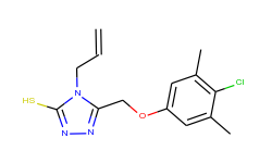 4-allyl-5-[(4-chloro-3,5-dimethylphenoxy)methyl]-4h-1,2,4-triazole-3-thiol