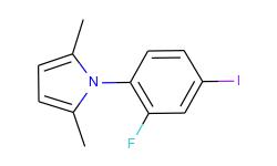1-(2-fluoro-4-iodophenyl)-2,5-dimethyl-1h-pyrrole
