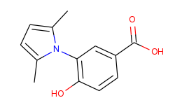 3-(2,5-dimethyl-pyrrol-1-yl)-4-hydroxy-benzoic acid