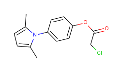 chloro-acetic acid 4-(2,5-dimethyl-pyrrol-1-yl)-phenyl ester