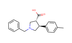 trans-1-benzyl-4-p-tolylpyrrolidine-3-carboxylic acid