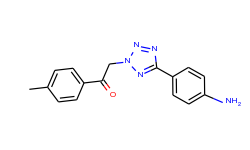 2-[5-(4-amino-phenyl)-tetrazol-2-yl]-1-p-tolyl-ethanone