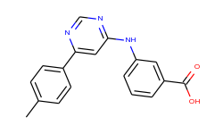 3-{[6-(4-methylphenyl)pyrimidin-4-yl]-amino}benzoic acid