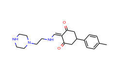 5-(4-methylphenyl)-2-[(2-piperazin-1-ylethylamino) methylidene]cyclohexane-1,3-dione