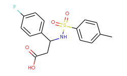 3-(4-fluorophenyl)-3-(toluene-4-sulfonylamino)-propionic acid