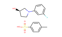 3-pyrrolidinol,1-(3-fluorophenyl)-,3-(4-methylbenzenesulfonate),(3r)-