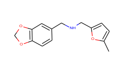 benzo[1,3]dioxol-5-ylmethyl-(5-methyl-furan-2-ylmethyl)-amine