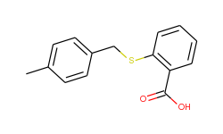 2-[(4-methylbenzyl)sulfanyl]benzenecarboxylic acid