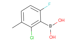 2-chloro-6-fluoro-3-methylphenylboronic acid