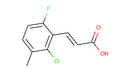 2-chloro-6-fluoro-3-methylcinnamic acid