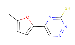 5-(5-methyl-2-furyl)-1,2,4-triazine-3-thiol