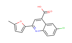 6-chloro-2-(5-methyl-2-furyl)quinoline-4-carboxylic acid
