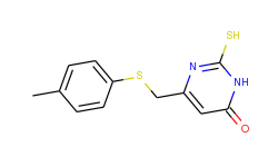 2-mercapto-6-{[(4-methylphenyl)thio]-methyl}pyrimidin-4(3h)-one