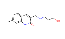 3-[(3-hydroxy-propylamino)-methyl]-7-methyl-1h-quinolin-2-one