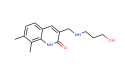 3-[(3-hydroxy-propylamino)-methyl]-7,8-dimethyl-1h-quinolin-2-one