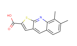 7,8-dimethyl-thieno[2,3-b]quinoline-2-carboxylic acid
