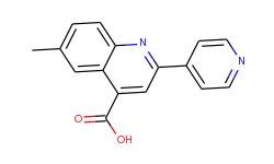 6-methyl-2-pyridin-4-ylquinoline-4-carboxylic acid