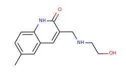 3-[(2-hydroxyethylamino)-methyl]-6-methyl-1h-quinolin-2-one