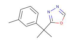 2-(2-m-tolylpropan-2-yl)-1,3,4-oxadiazole