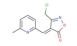 (4e)-3-(chloromethyl)-4-[(6-methylpyridin-2-yl)-methylene]isoxazol-5(4h)-one