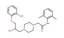 1-piperazineacetamide,n-(2,6-dimethylphenyl)-4-[2-hydroxy-3-(2-hydroxyphenoxy)propyl]-