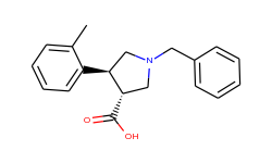 trans-1-benzyl-4-o-tolylpyrrolidine-3-carboxylic acid
