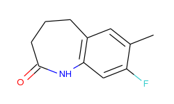8-fluoro-7-methyl-1,3,4,5-tetrahydro-benzo[b]azepin-2-one