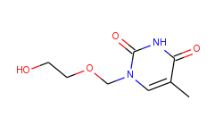 1-(2-hydroxyethoxy)methyl-5-methyluracil