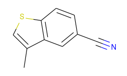 3-methyl-benzo[b]thiophene-5-carbonitrile
