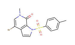 4-bromo-6-methyl-1-tosyl-1H-pyrrolo[2,3-c]pyridin-7(6H)-one