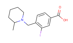 3-iodo-4-((2-methylpiperidin-1-yl)methyl)benzoic acid