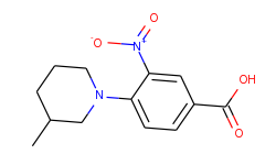 4-(3-Methyl-piperidin-1-yl)-3-nitro-benzoic acid