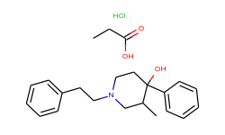 3-Methyl-1-phenethyl-4-phenyl-4-piperidinol propionate hydrochloride