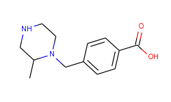 1-(4-carboxyphenyl methyl)-2-methyl piperazine
