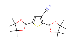 2,2'-(3-Cyanothiophene-2,5-diyl)bis(4,4,5,5-tetramethyl-1,3,2-dioxaborolane)