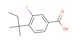 3-iodo-4-tert-pentylbenzoic acid