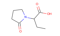 alpha-ethyl-2-oxo-1-pyrrolidineacetic acid