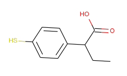 2-(4-sulfanylphenyl)butanoic acid